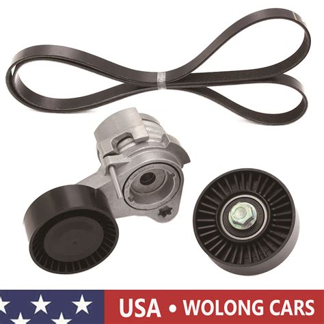 The idler pulley is cheap enough online (under us$20) but the dealer may be double that or more. Serpentine Belt Tensioner Idler Pulley Kit Fit for BMW 128i 328i 330i 528i 530i | eBay