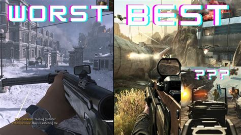 Ranking Every Call Of Duty Game Worst To Best Youtube