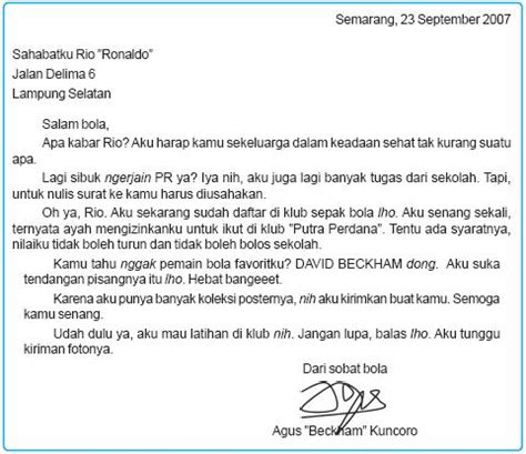 Contoh Surat Pribadi Dalam Bahasa Inggris Dan Artinya - Contoh Resource