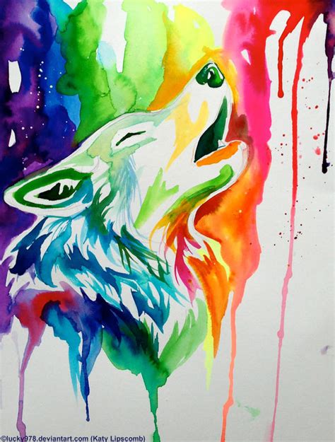 New Rainbow Wolf On Ebay By Lucky978 On Deviantart