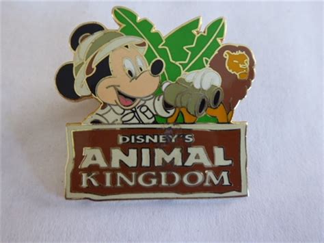 Disney Trading Pin Disneys Animal Kingdom Mickey Watching A Lion