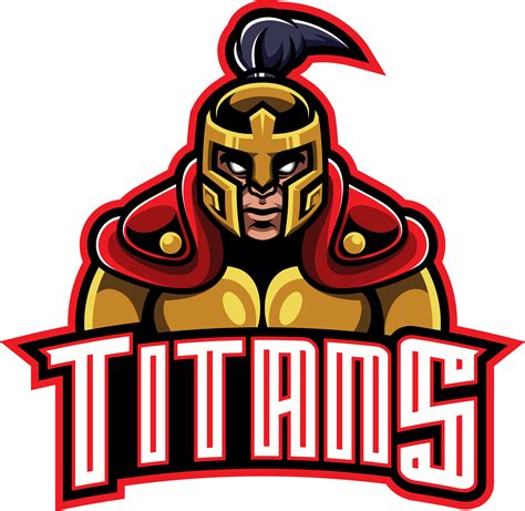 Titans Warrior Mascot Logo Design By Visink Thehungryjpeg