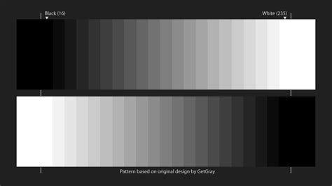 Hdtv Color Calibration Pattern