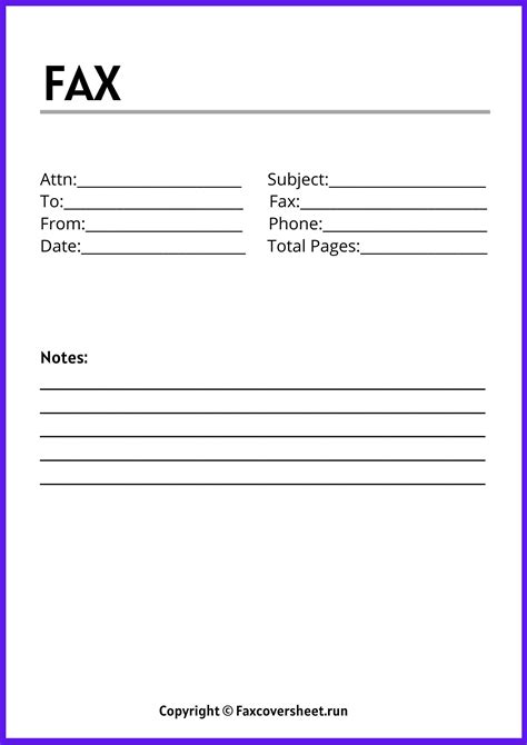generic fax cover sheet 4 fax cover sheet template pdf word