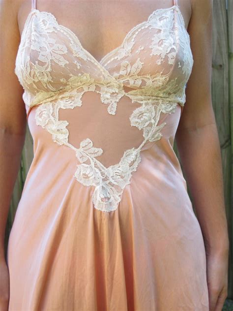 70s sexy nightgown 1970s long and lace lingerie slip