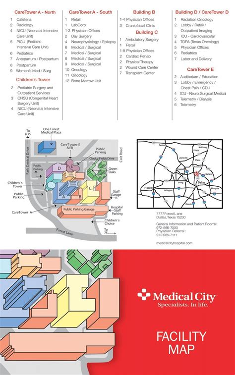 FACILITY MAP - Medical City Dallas Hospital