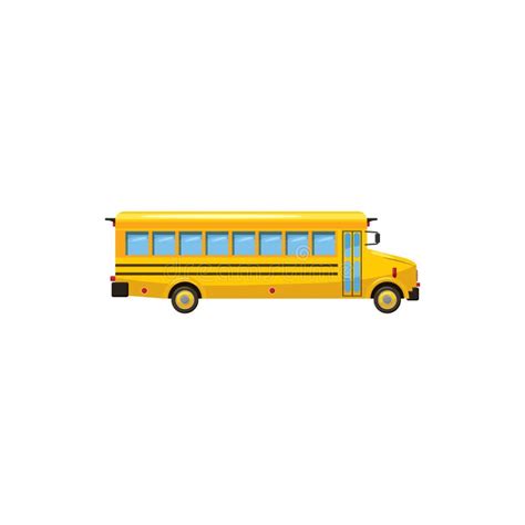 Yellow Cartoon School Bus Stock Vector Illustration Of Illustration