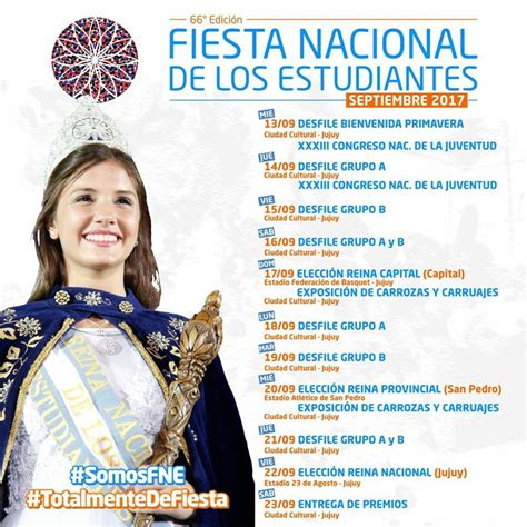 Programa 66° Edicion Fiesta Nacional De Los Estudiantes 2017 Click Jujuy