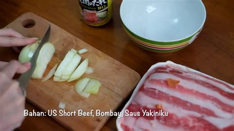 Di restoran ini, beef teriyakinya jadi menu paling favorit, lo. Cara memasak daging sapi slice/yakiniku/Teriyaki/yoshinoya - YouTube