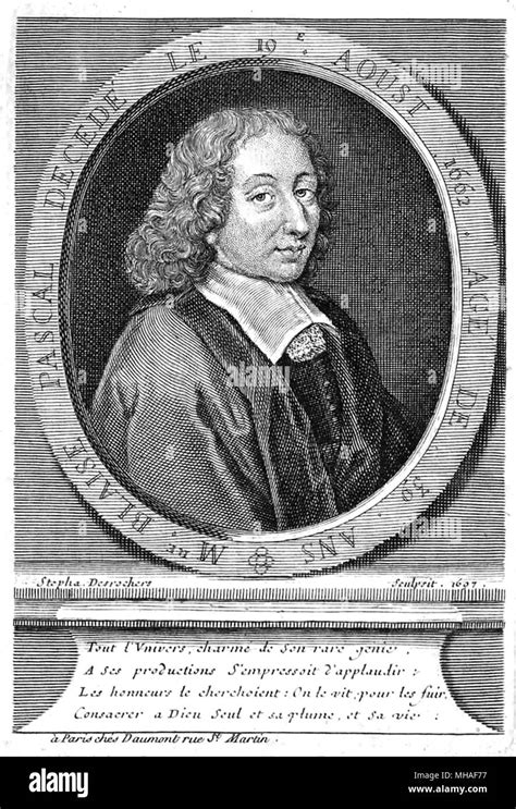Blaise Pascal 1623 1662 Matemático Francés Inventor Y Físico