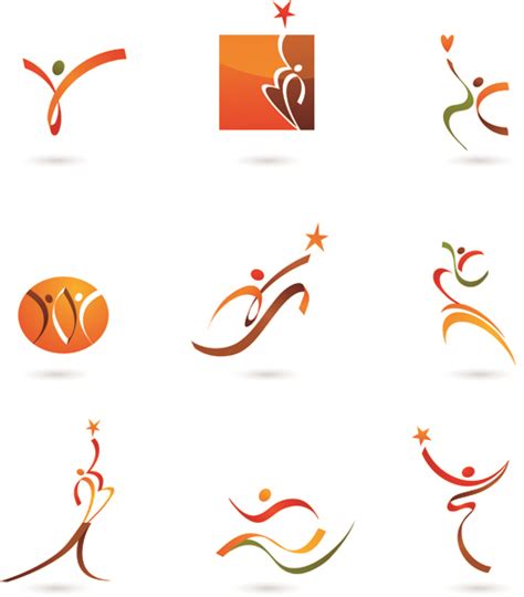14 Person Logo Design Elements Images Free Logo People Vectors