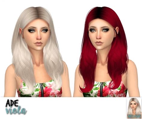 Ade Alena Kylie And Viola Hair Recolors At Nessa Sims Sims 4 Updates
