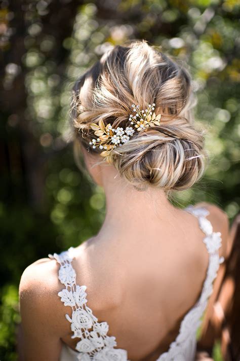 Braid both sides of your starting at the nape of the neck and secure with elastics. 25 Chic Updo Wedding Hairstyles for All Brides ...