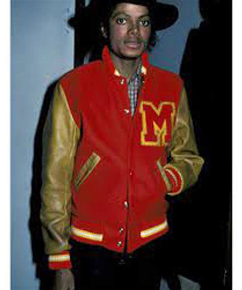 Michael Jackson Varsity Jacket Thriller M Letterman Jacket Jackets