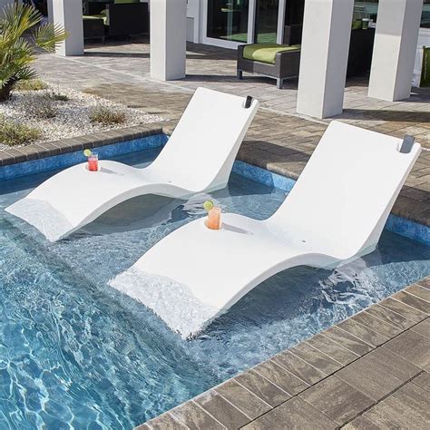 Floating Luxuries Kai Shelf Lounger In Pool Use In Pools With Shelves
