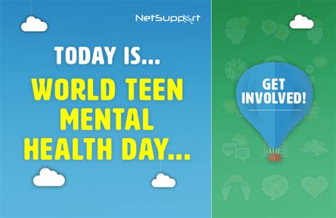 Today Is World Teen Mental Health Day Netsupport Inc