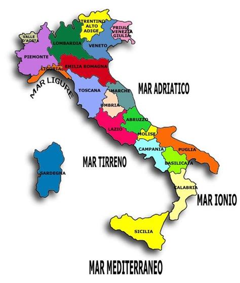 Veja Quais São As Regiões Italianas Com Suas Respectivas Províncias