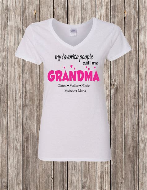 My Favorite People Call Me Grandma Mothers Day T Grandma T