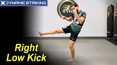 Right Low Kick By Ilias Ennahachi Youtube