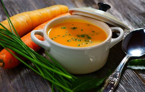 Soupe froide de carottes à lorange Recette de Soupe froide de