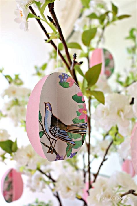 Diy Paper Easter Egg Decorations Diy Decorator