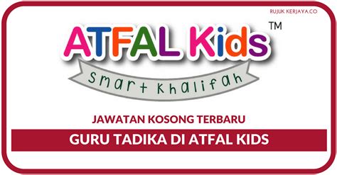 Berikut merupakan iklan jawatan kosong bagi sektor kerajaan yang ditawarkan oleh majikan yang terlibat. Jawatan Kosong Terkini Guru Tadika Di ATFAL Kids (Mengajar ...