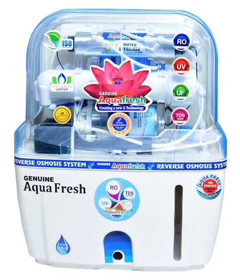 Aquafresh Rouvuftds Adjuster 15 Ltr Mineral Ro Uv Mf Mp Water