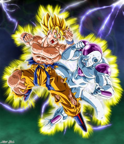 Goku Vs Freezer Ii By Niiii Link On Deviantart Anime