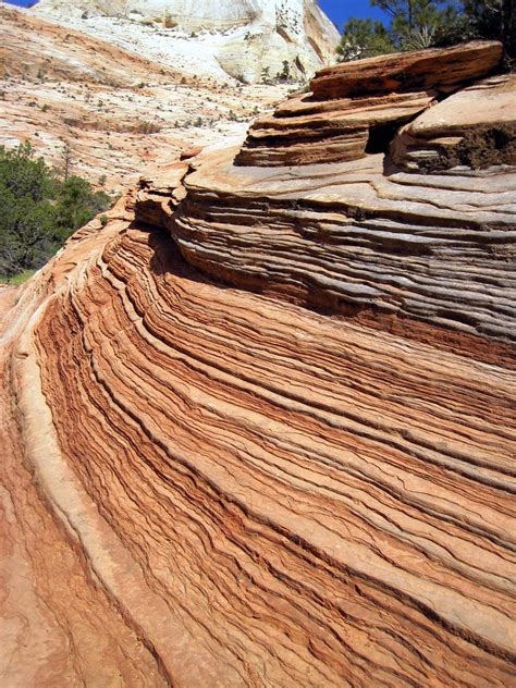 Zion National Park Rock Formation On Canyon Overlook Tra Flickr