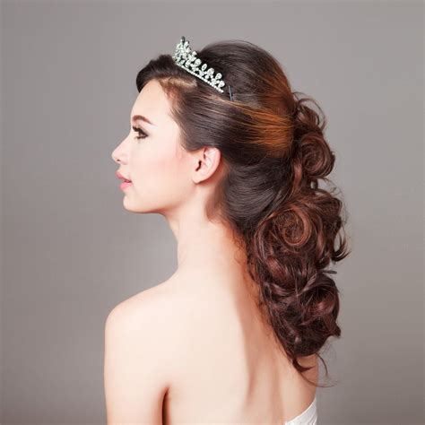 Maybe you would like to learn more about one of these? 20 Collection of Long Curly Bridal Hairstyles With A Tiara