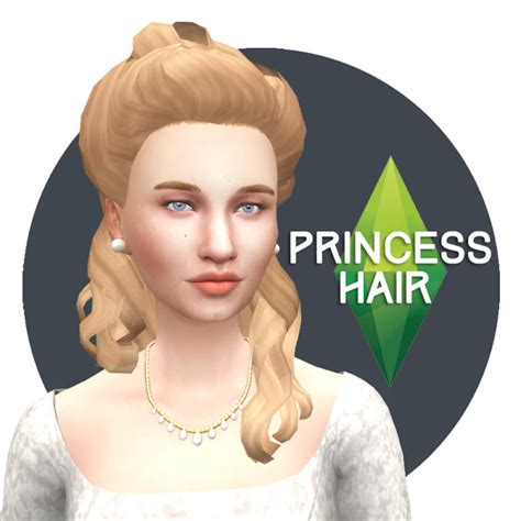 Princess Hair Ts3 To Ts4 Conversion At Historical Sims Life Sims 4
