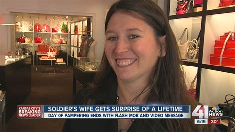 soldier surprises wife with day of pampering youtube