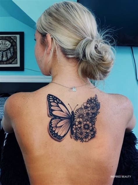 Butterfly Back Tattoos Designs