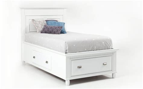 3 pieces bedroom set full size white modern design luxury furniture leather bed. Spencer Storage Twin White Bedroom Set | Bobs.com