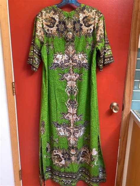 vintage caftan made in thailand circa 1970 s gem