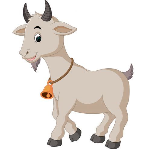 Goat's milk is naturally mild and provides a good basis for baby formula. Desenho de cabra bonito | Vetor Premium