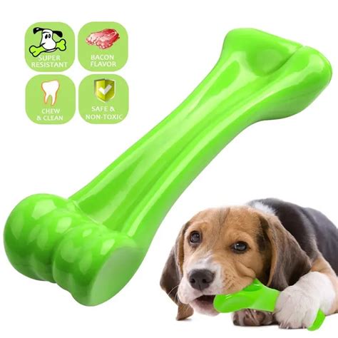 Buy Durable Dog Chew Toys Oneisall Bone Chew Toy For