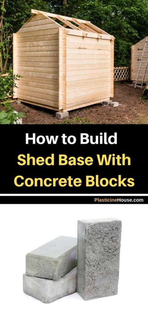 How to Build a Shed Base With Concrete Blocks [Complete Guide]
