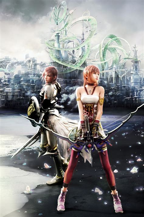 Claire Farron Serah Farron Final Fantasy Xiii Video Games Sword Crystal Wallpaper Resolution