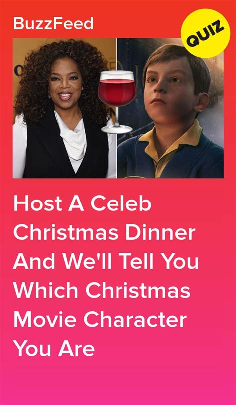 Today, dinner and gift exchanges are a central part of german christmas celebrations. Host A Celeb Christmas Dinner And We'll Tell You Which Christmas Movie Character You Are ...