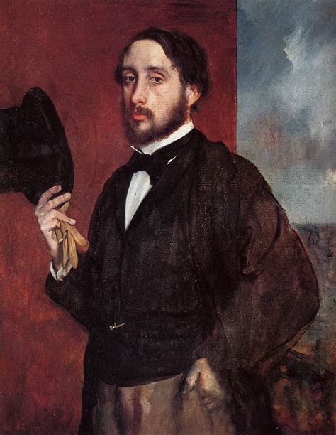 Self Portrait Saluting Edgar Degas Encyclopedia Of