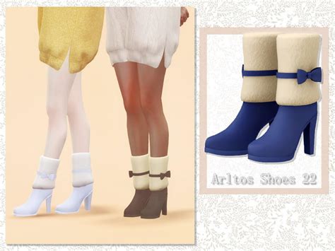 Sims 4 Furry Boots 22 By Arltos At Tsr The Sims Book