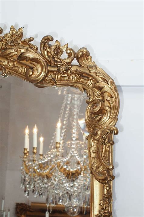 Find useful and attractive results. Antique French Louis XV Fine Gold Leaf Beveled Mirror at 1stdibs