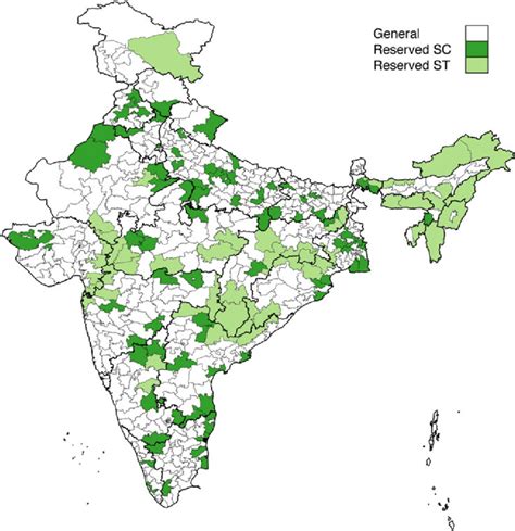 Parliamentary Constituencies Reserved For Scs Since 2008 Figure