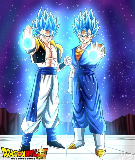 Vegetto And Gogeta Ssj Blue Personajes De Goku Personajes De Dragon