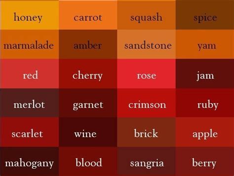 Check spelling or type a new query. color names
