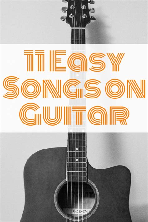 That's why this one is an instant hit and recommendation for beginners. 11 Easy Songs on Guitar for Beginners | Guitar songs ...