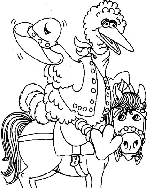 Big Bird Clipart And Coloring Pages