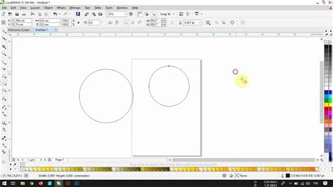 Di coreldraw ada beberapa tool yang bisa kita gunakan yaitu fungsi tool weld, grup, dan satu lagi tranparency tool. Tutorial membuat Lingkaran yang Sempurna di Coreldraw - YouTube