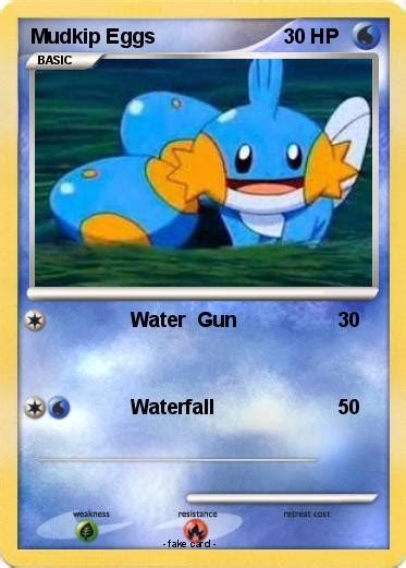 Pokémon Mudkip Eggs Water Gun My Pokemon Card